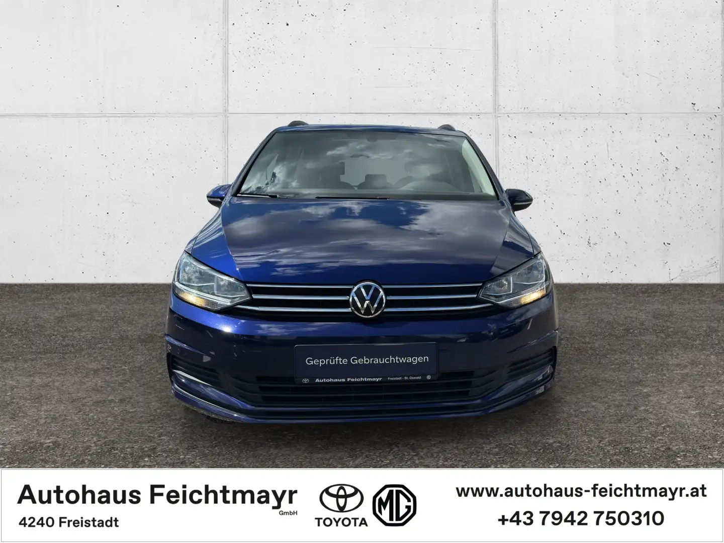 Volkswagen Touran 2,0 TDI Comfortline 5-sitzig Blau - 2