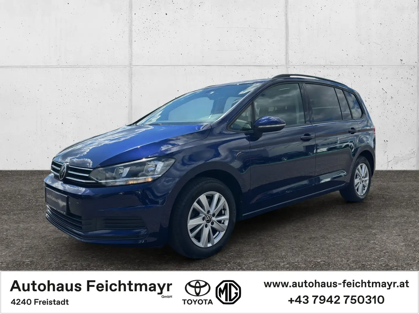 Volkswagen Touran 2,0 TDI Comfortline 5-sitzig Blau - 1