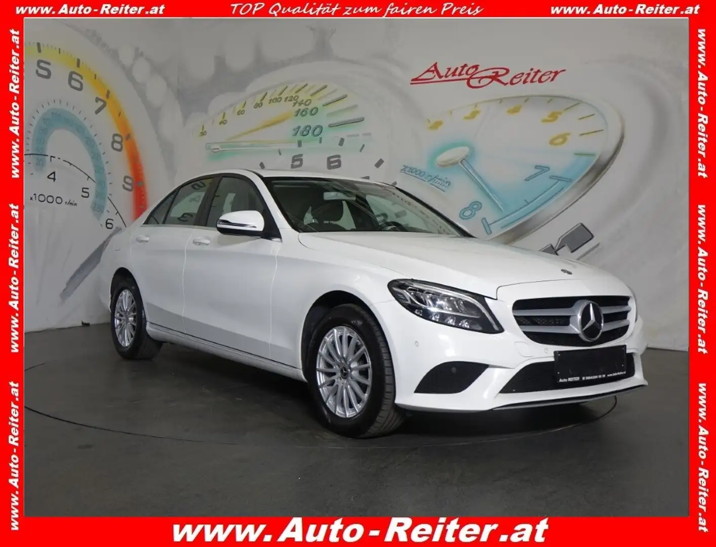 Mercedes-Benz C 200 d Aut. *LEDER, LED, NAVI, SCHIEBEDACH* Weiß - 1