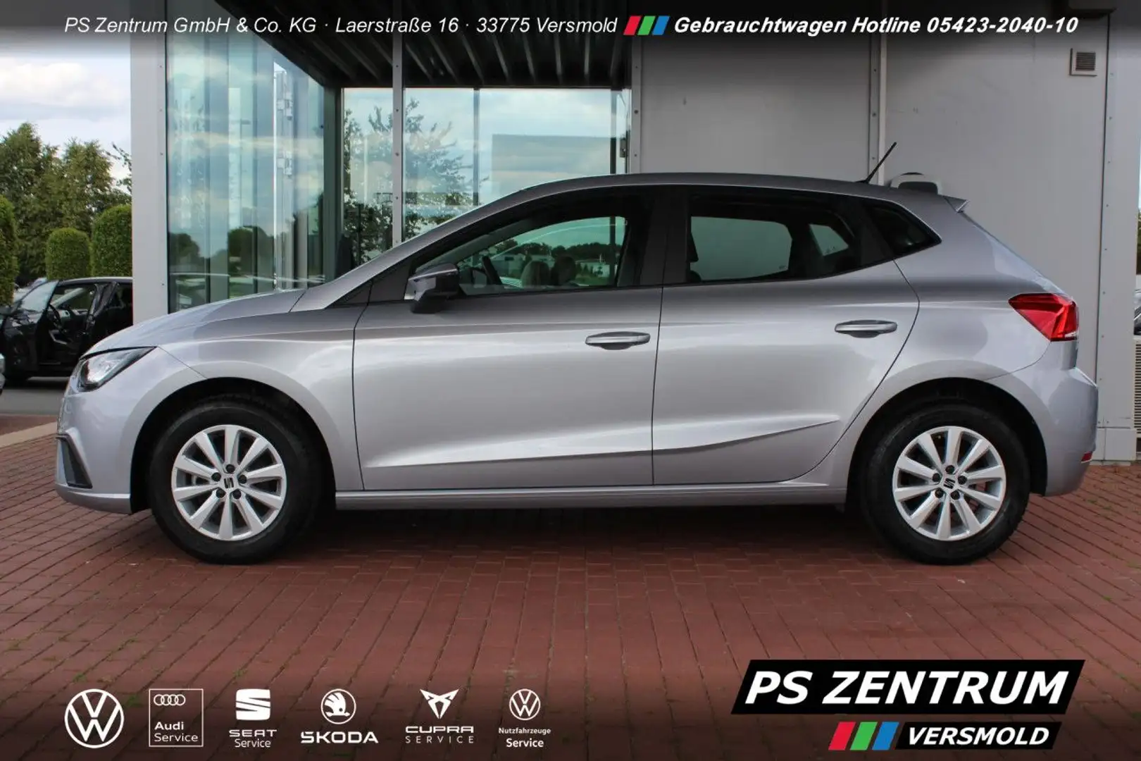 SEAT Ibiza 1.0 MPI Style NAVI LED GJR Bluetooth Klima Silber - 2