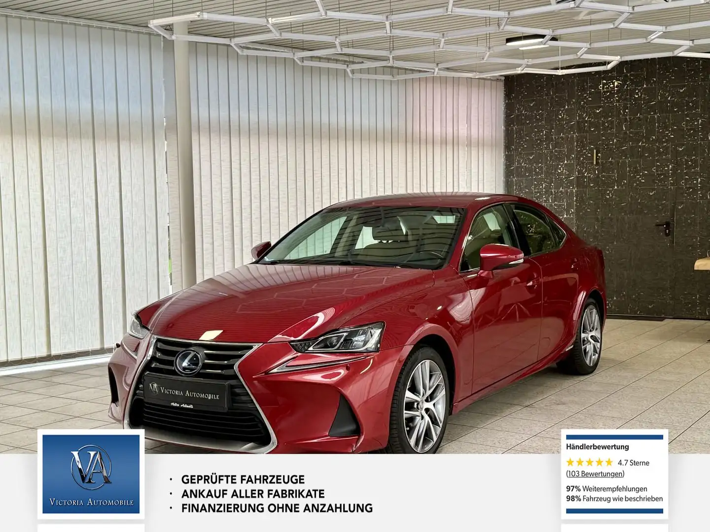 Lexus IS 300 h 2 Hand. Rouge - 1