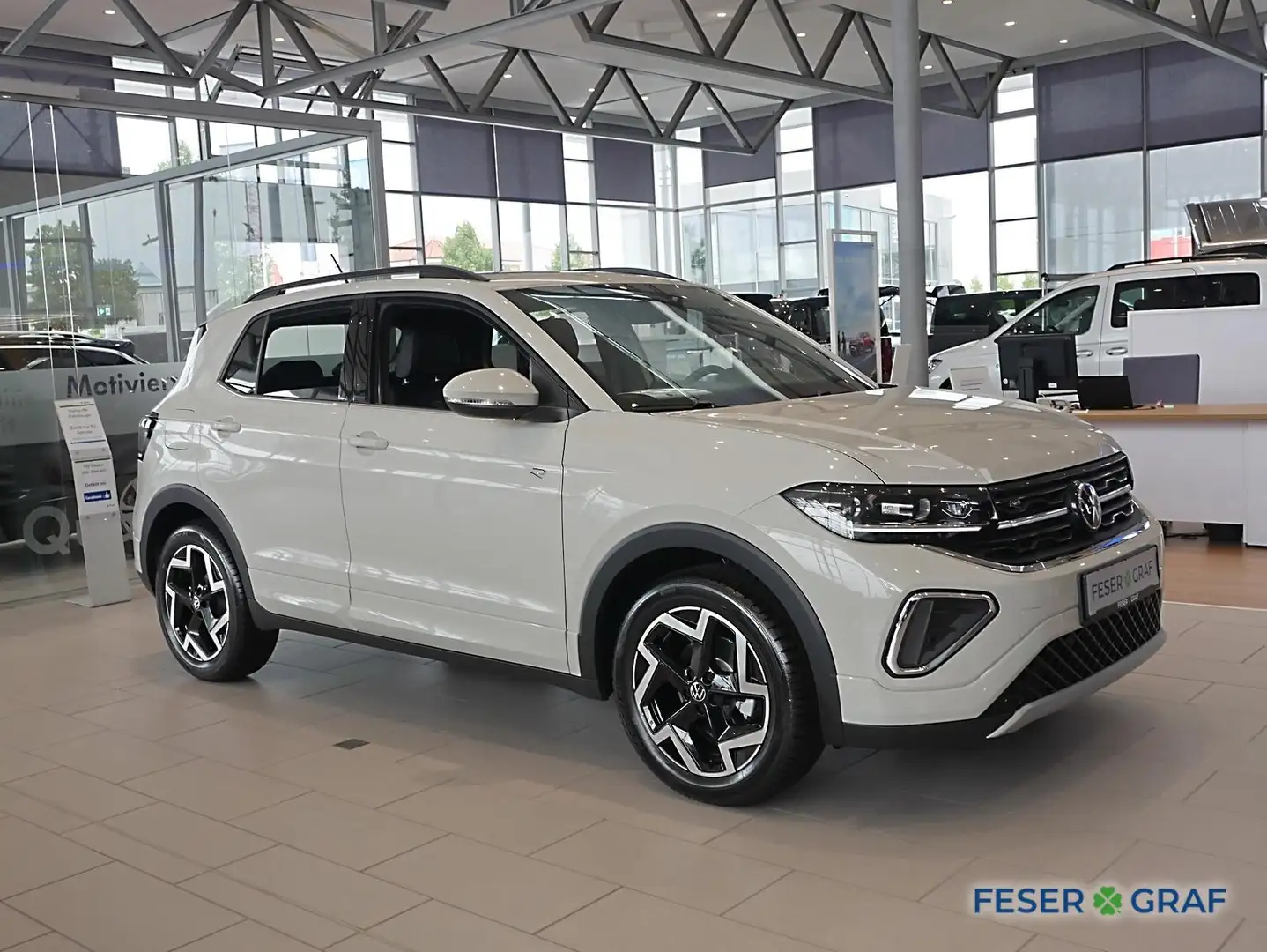 Volkswagen T-Cross R-Line 1.5 l TSI ACT 7-Gang-DSG ACC 17" Grau - 2