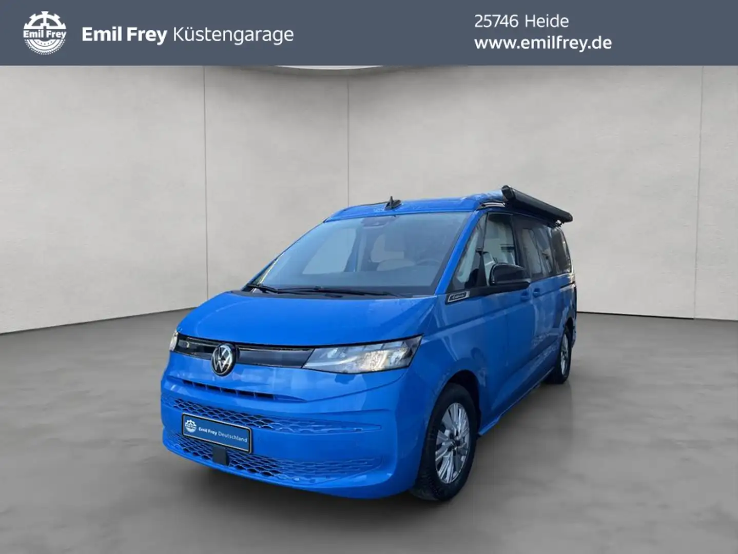 Volkswagen T7 California Beach Camper 2,0 l TDI, AHK, LED Blau - 1