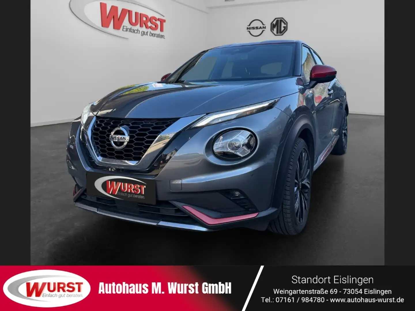 Nissan Juke N-Design AHK Bose Alcantara 360Grad Kamera Leder C Grau - 1