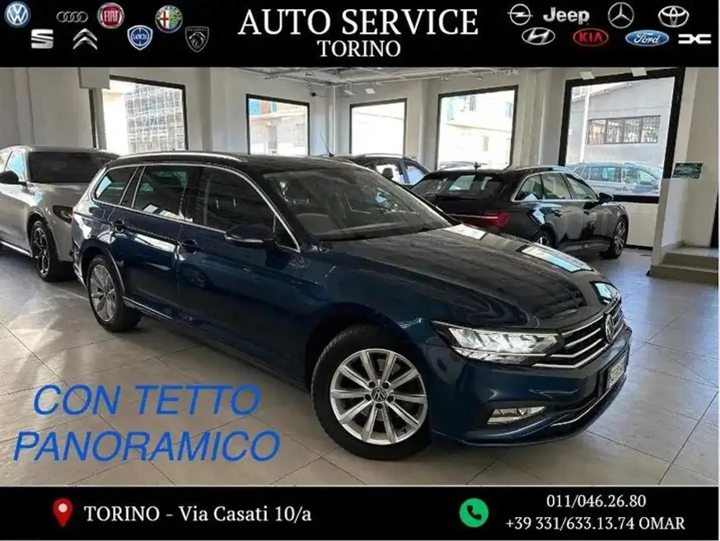 Volkswagen Passat Variant Passat VIII Variant 2.0 tdi Business 122cv dsg Blu/Azzurro - 1