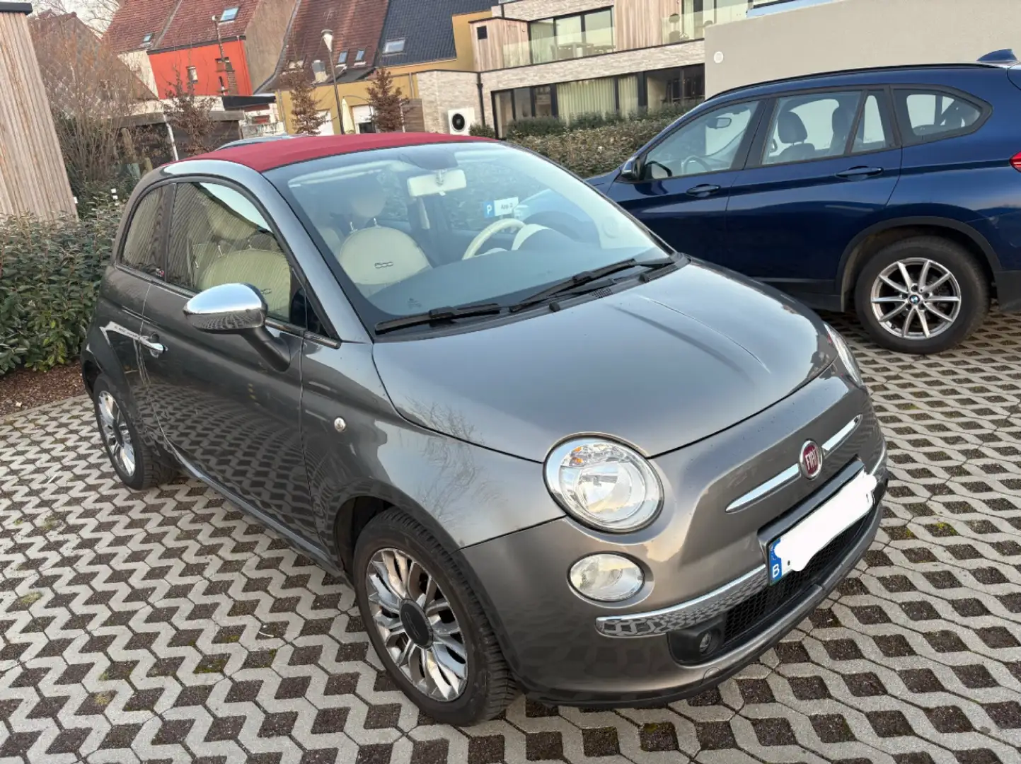 Fiat 500C 1.2i Cabriolet CT OK 0488.807/647 Grijs - 2