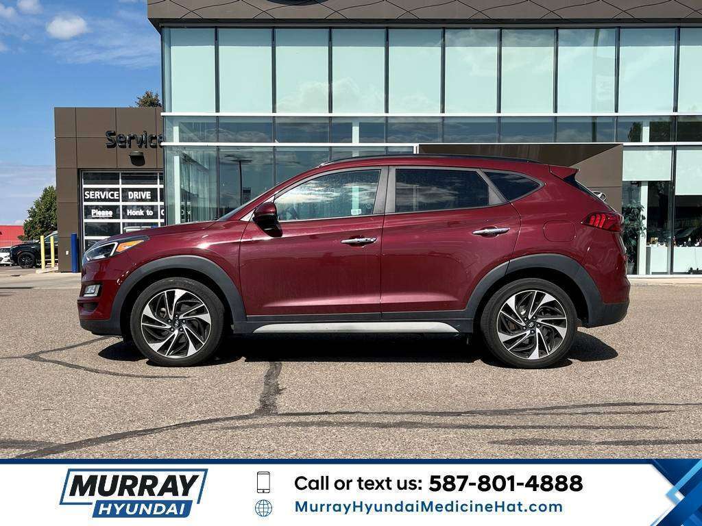 Gemstone Red 2019 Hyundai Tucson SUV / Crossover All-Wheel Drive 6-Speed Automatic