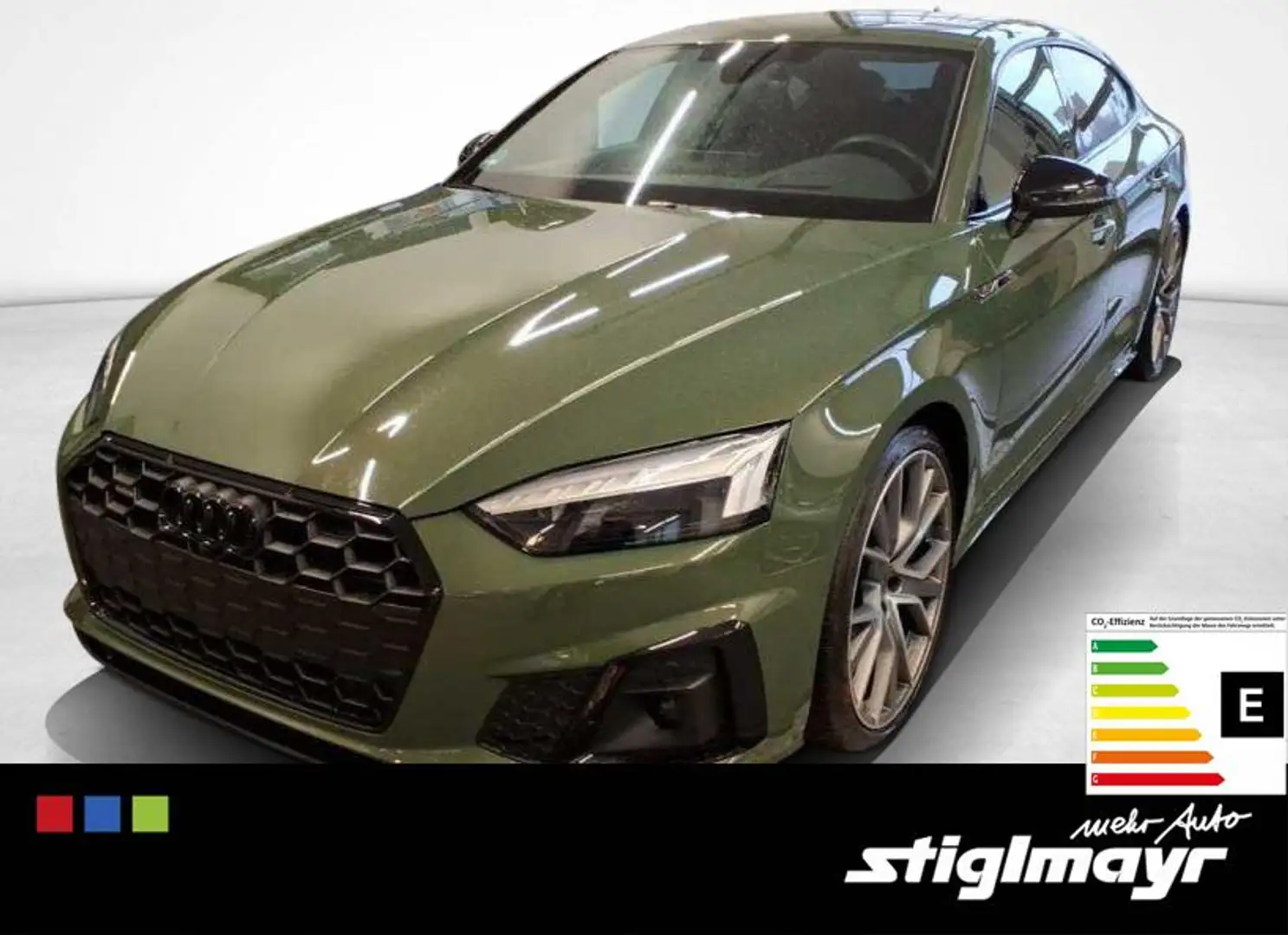 Audi A5 Sportback S-line competition 40 TDI quattro ACC+B& Grün - 1