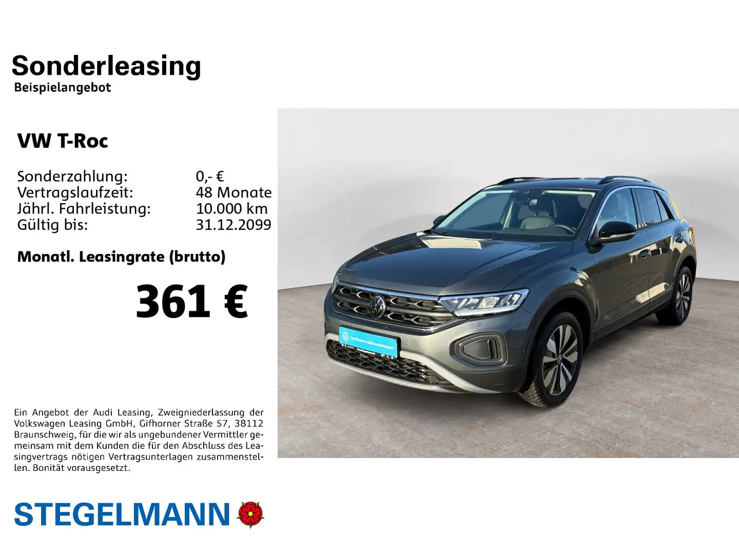 Volkswagen T-Roc 1.5 TSI DSG Goal *LED*App-Connect*Sitzheiz Grau - 2