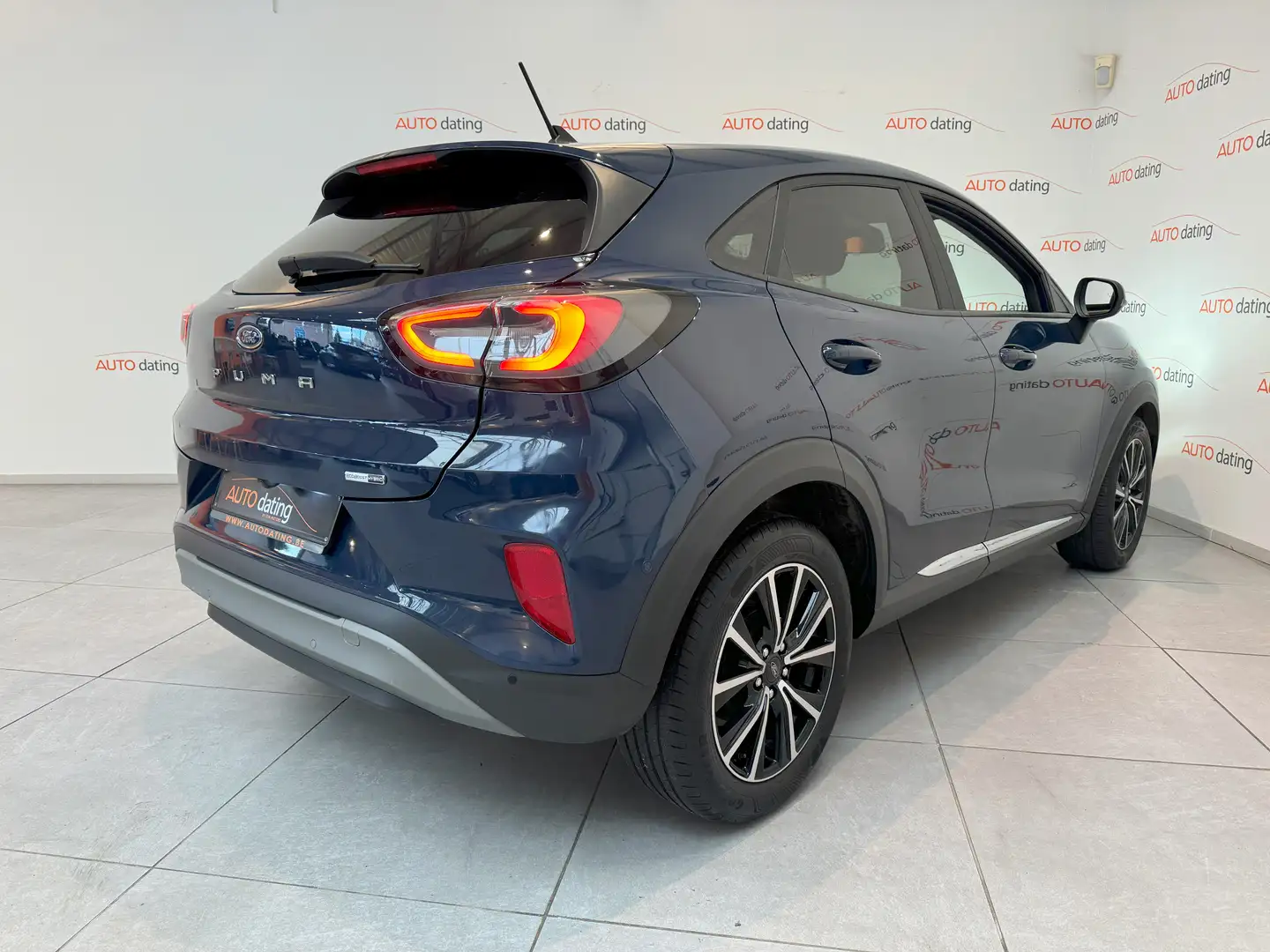 Ford Puma 1.0 EcoBoost mHEV Titanium Bleu - 2