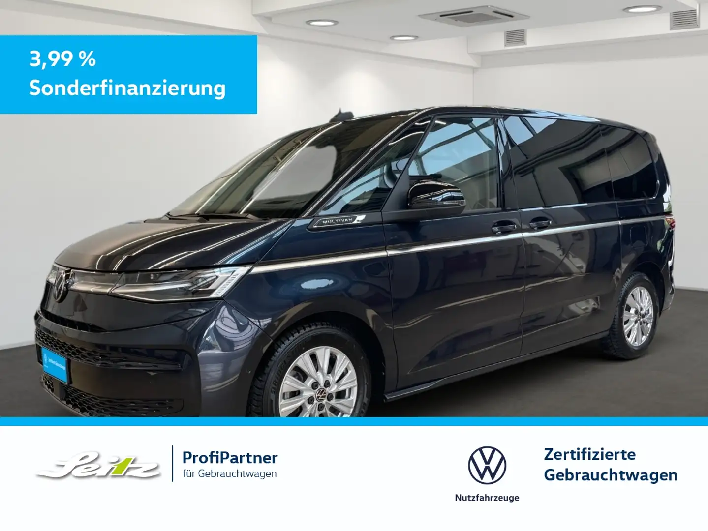 Volkswagen T7 Multivan 1.4 TSI eHybrid KÜ Style *HEAD-UP*PANO*MATRIX*KAME Bleu - 1