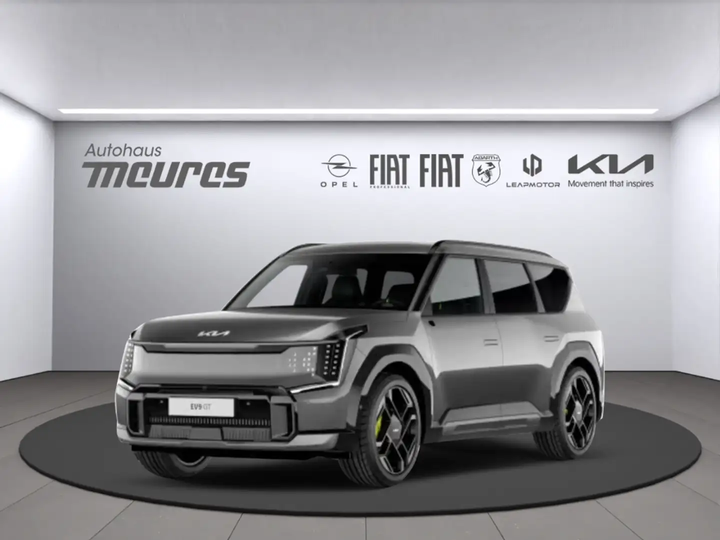 Kia EV9 GT 508 PS AWD 7-Sitzer El. Panodach Massagesitze E Grijs - 1