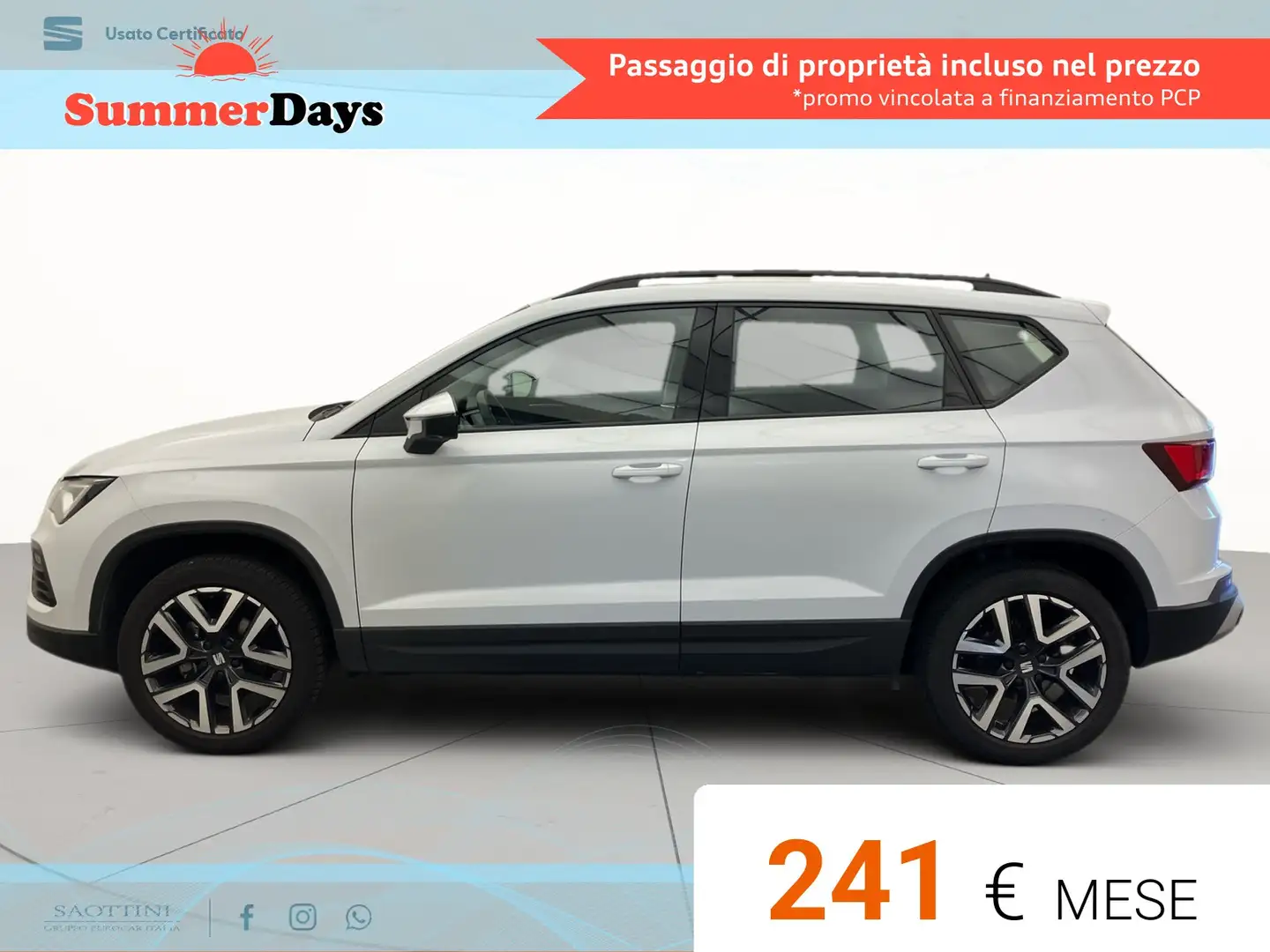 SEAT Ateca 1.5 ecotsi Business 150 CV DSG Bianco - 2