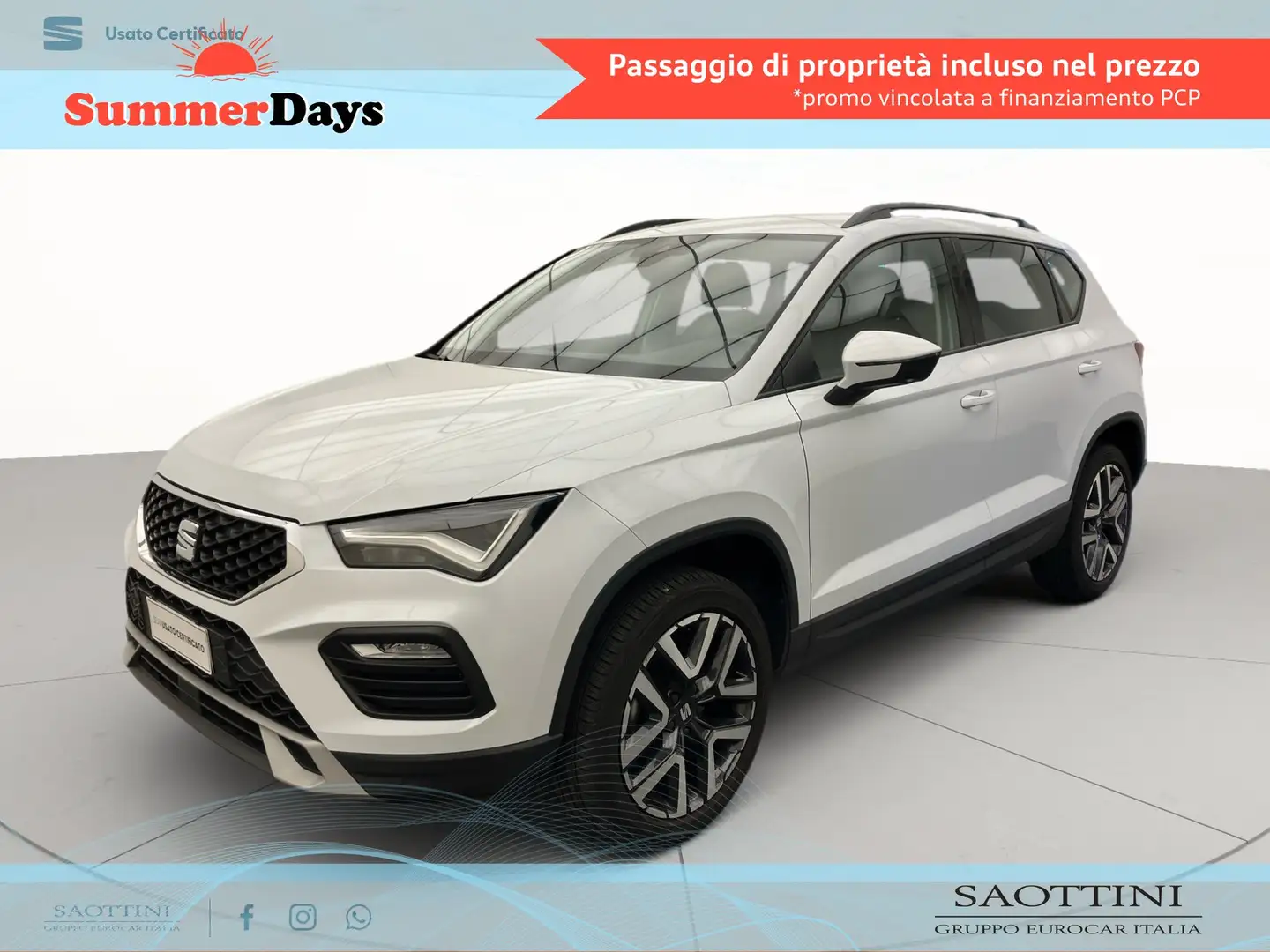 SEAT Ateca 1.5 ecotsi Business 150 CV DSG Weiß - 1