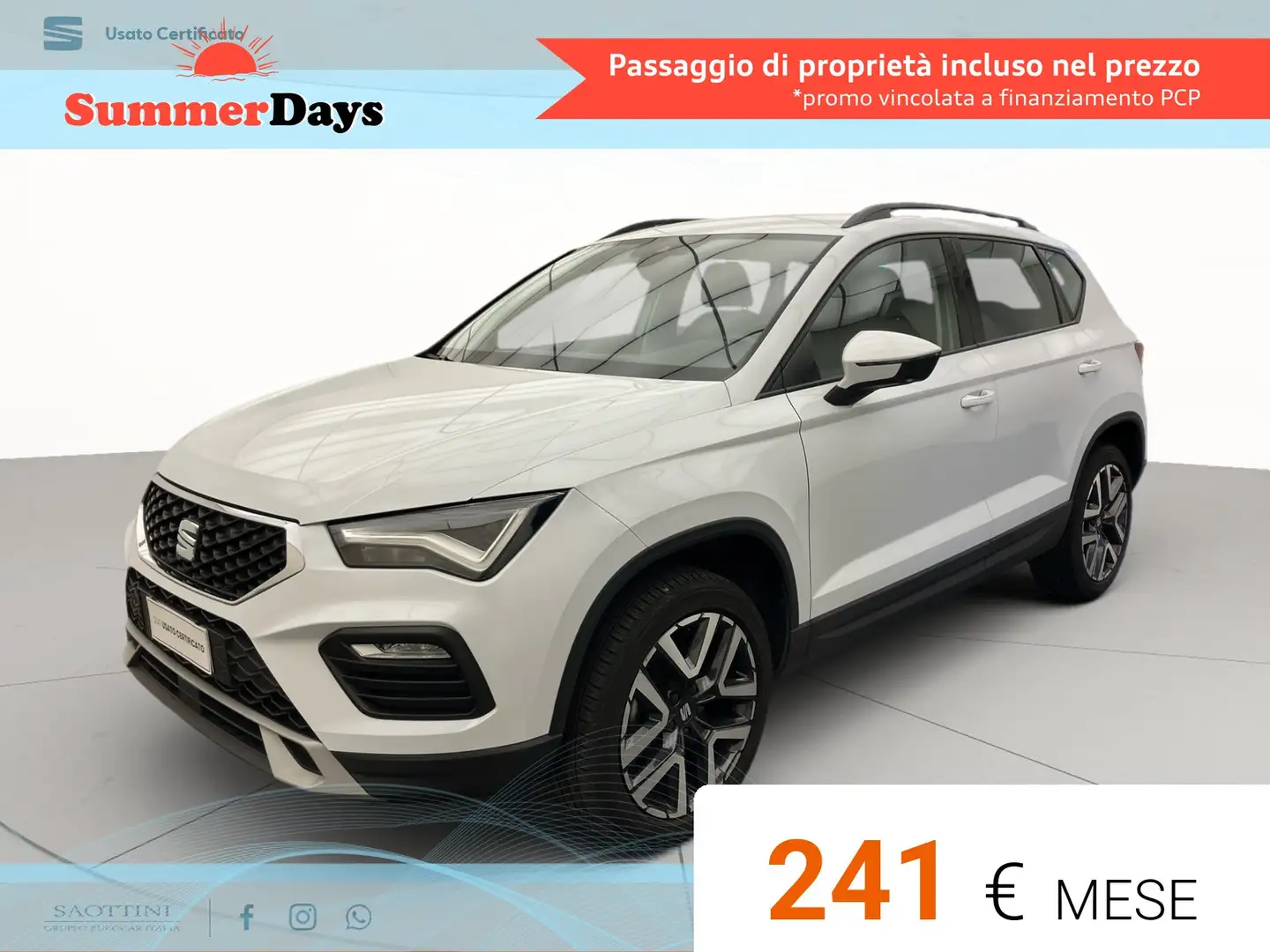 SEAT Ateca 1.5 ecotsi Business 150 CV DSG Bianco - 1