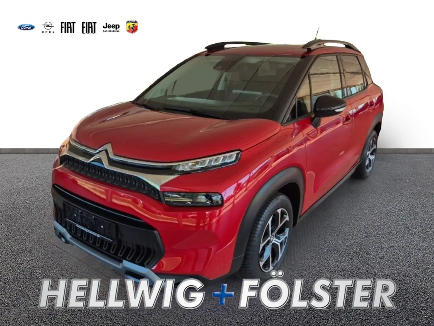 Citroen C3 Aircross Plus 1.5D Navi Klimaautom Spurhalteass Rot - 1