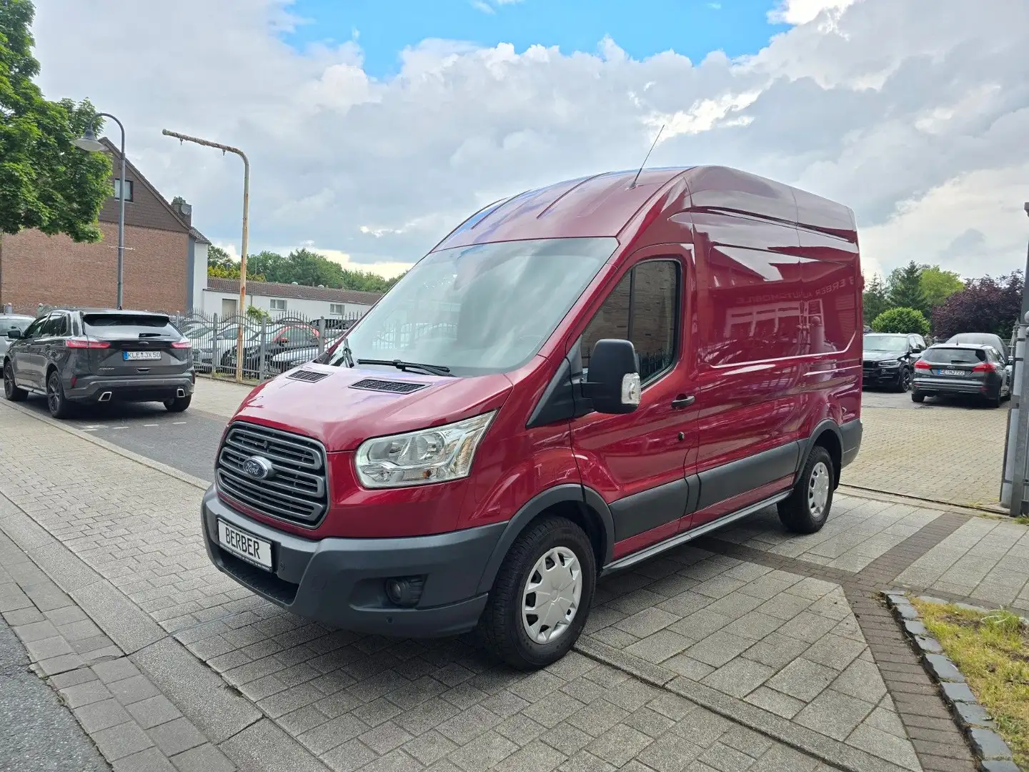 Ford Transit Kasten 350 L2H3 Trend*KLIMA*PDC*AHK* Rot - 1
