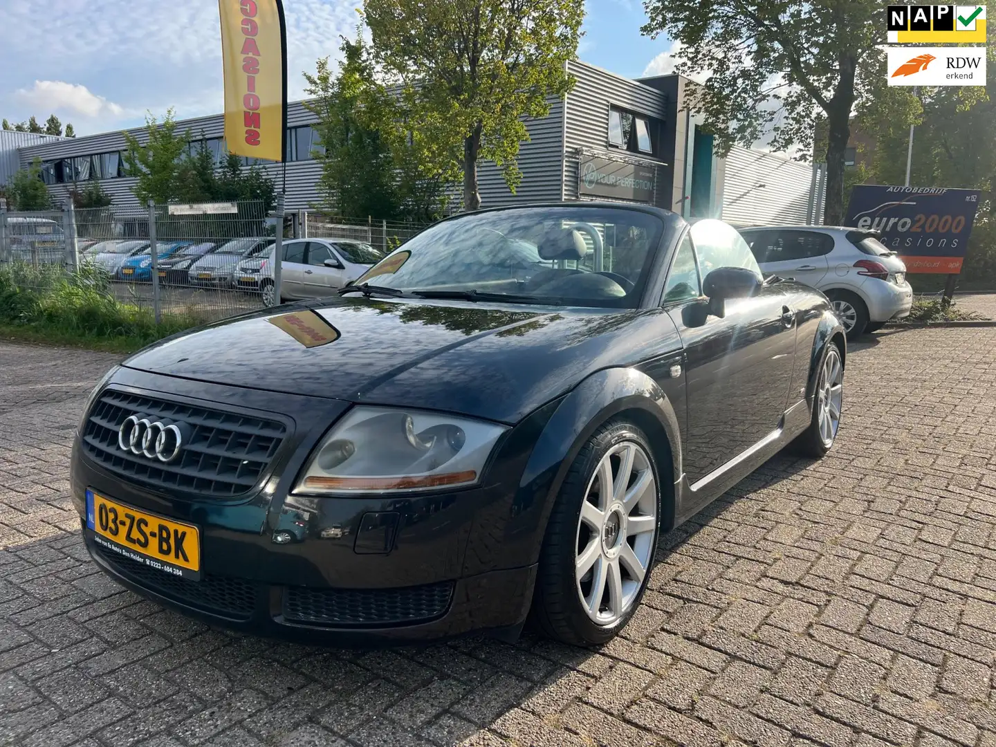 Audi TT Roadster 1.8 5V Turbo - S-LINE - LEDER - STOELVERW Zwart - 1