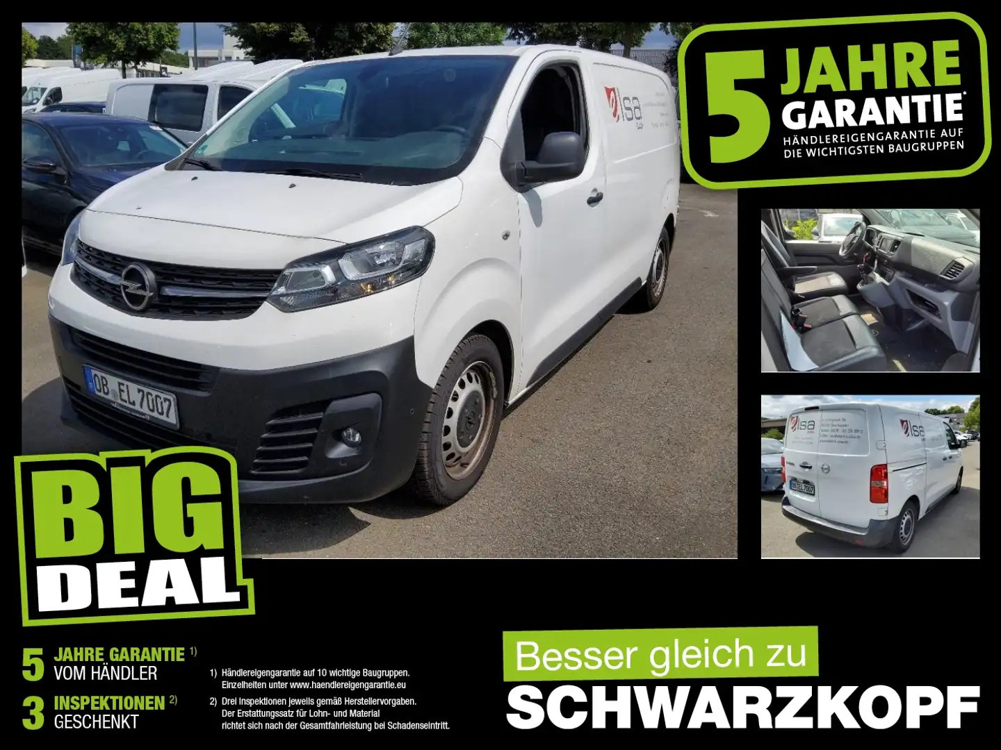 Opel Vivaro Kasten 1.5D Navi,Sitzheizung,Tempomat Blanc - 1