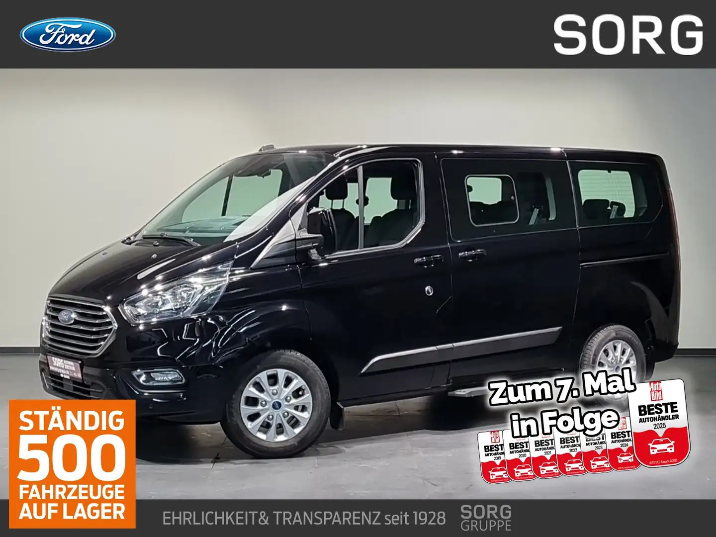 Ford Tourneo Custom 2.0 TDCI Trend*TEMPOMAT*SITZHZG* Nero - 1