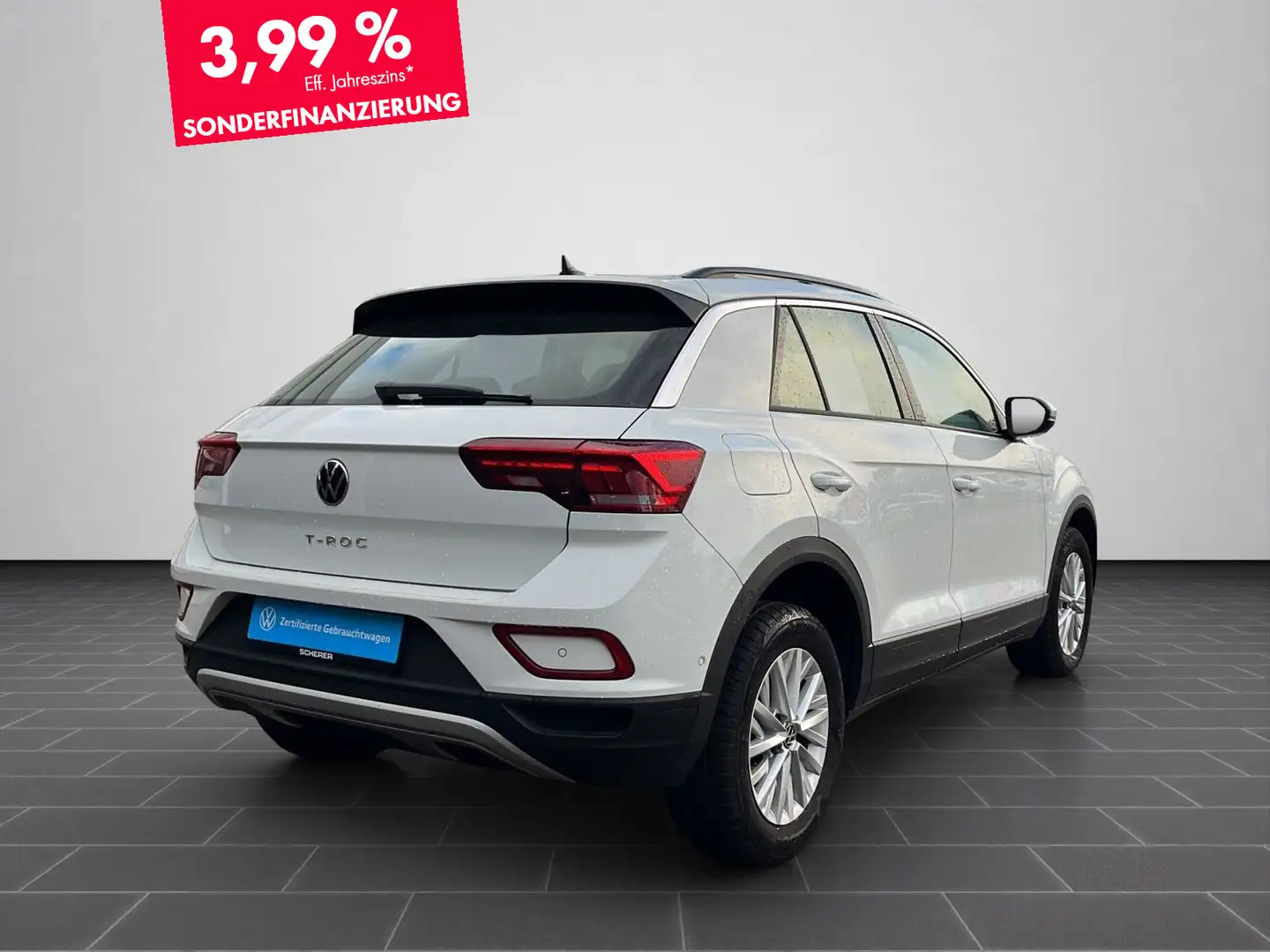 Volkswagen T-Roc T-ROC Life 2.0 TDI DSG ACC NAVI SHZ Weiß - 2