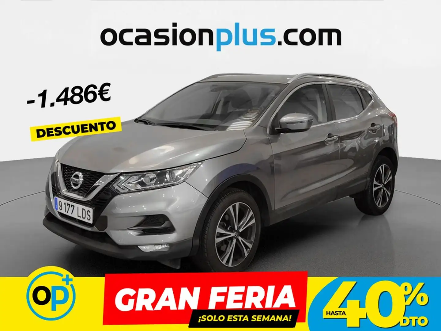 Nissan Qashqai 1.3 DIG-T Acenta 4x2 103kW Gris - 1