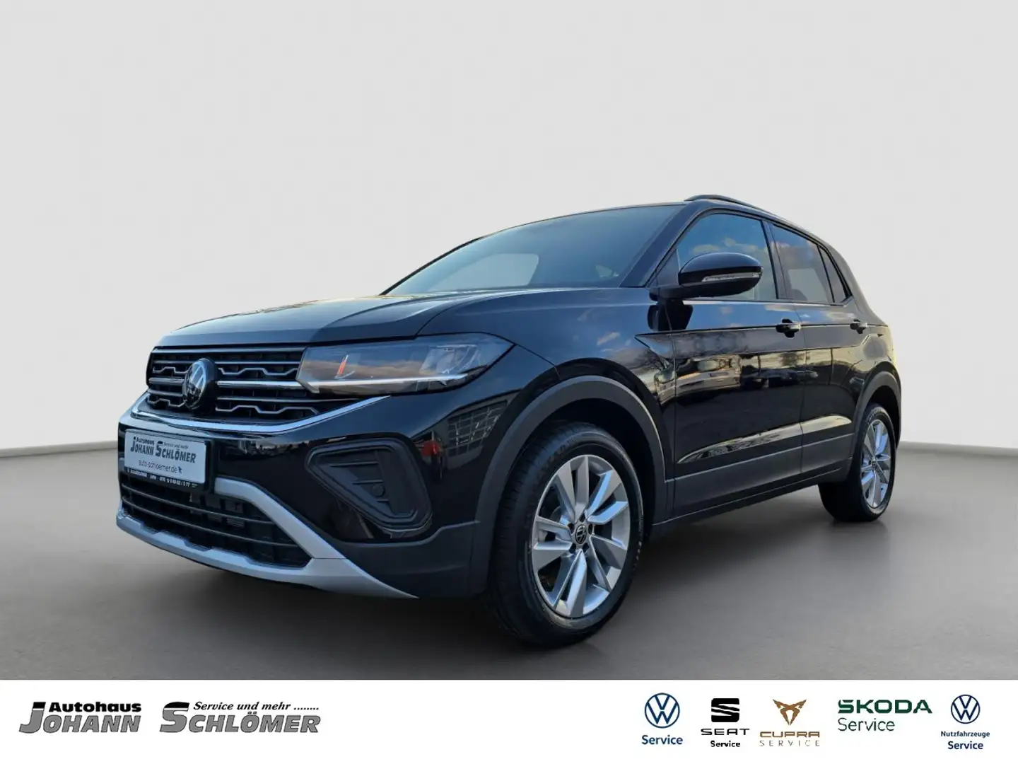 Volkswagen T-Cross 1.0 TSI Tour DSG LED KAMERA MFL SHZ BT Klima Zwart - 1