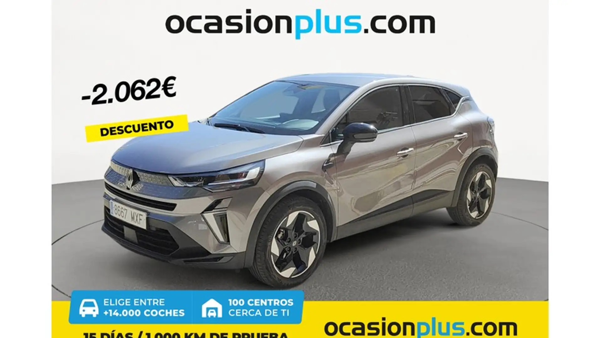 Renault Captur TCe Techno 67kW Gris - 1