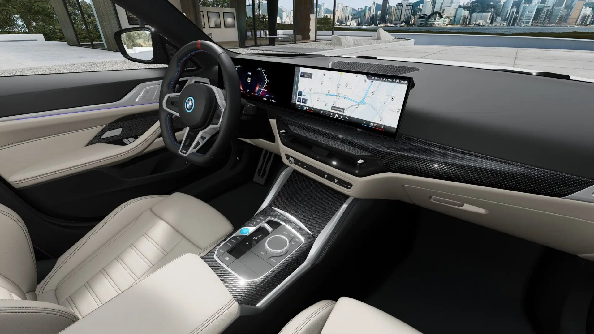 BMW i4 M50 xDrive M Sport Pro || 360° AHK el.Sitz Weiß - 2