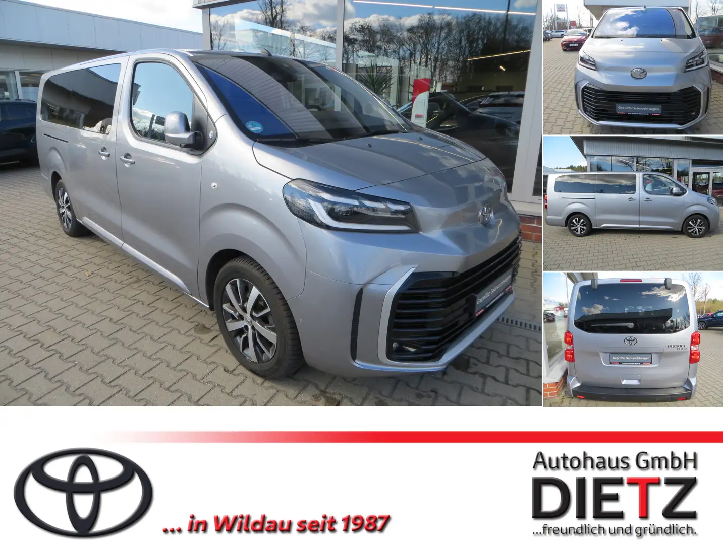 Toyota Proace Verso 2.0 D-4D L2 Team D S/S Silber - 1