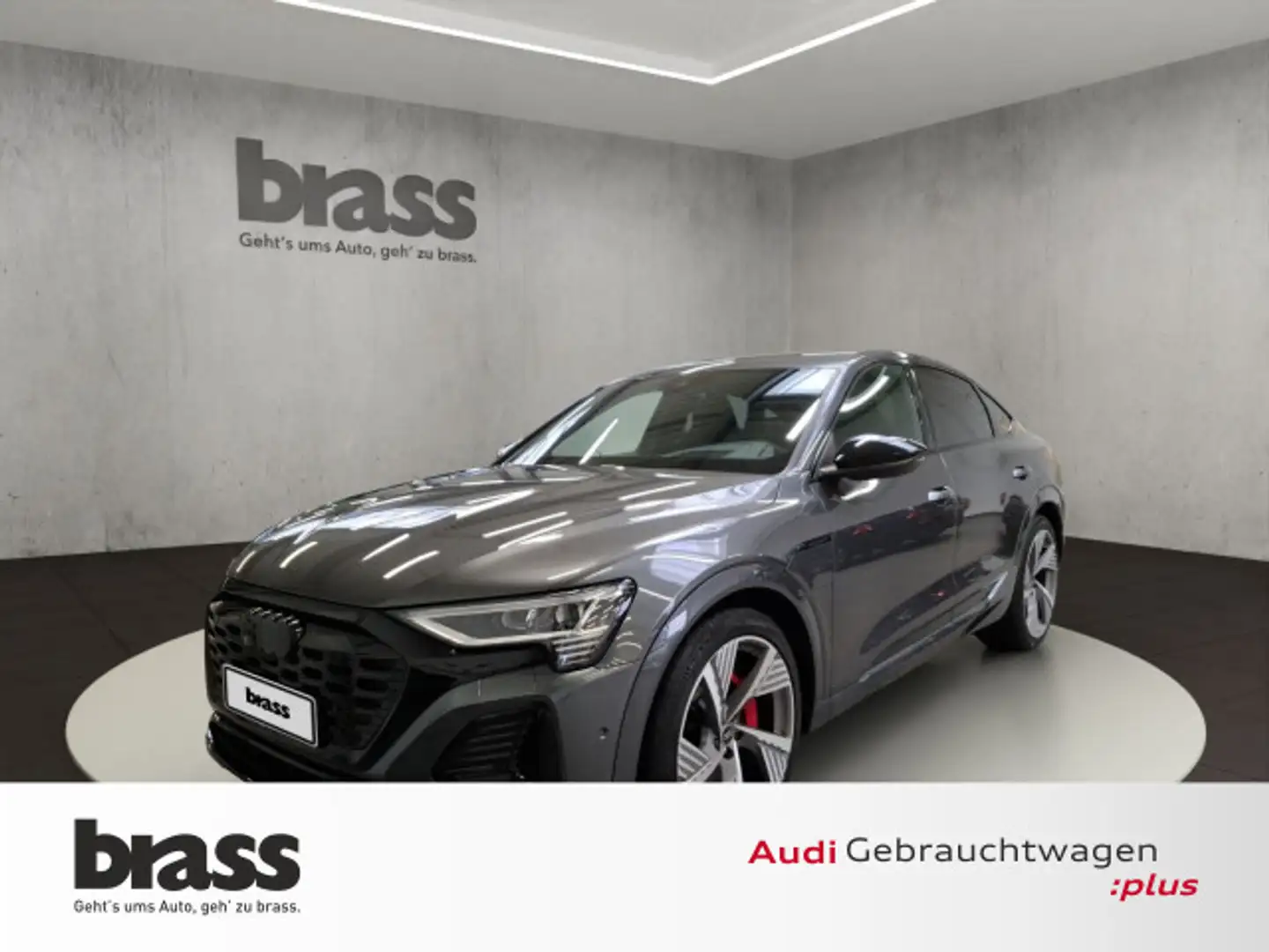 Audi Q8 e-tron S line 55 quattro 300 kW Gris - 1