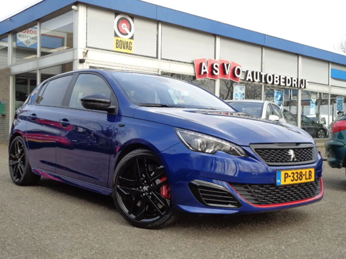 Peugeot 308 1.6 e-THP 270pk GTi Sport Pano Denon Blauw - 1