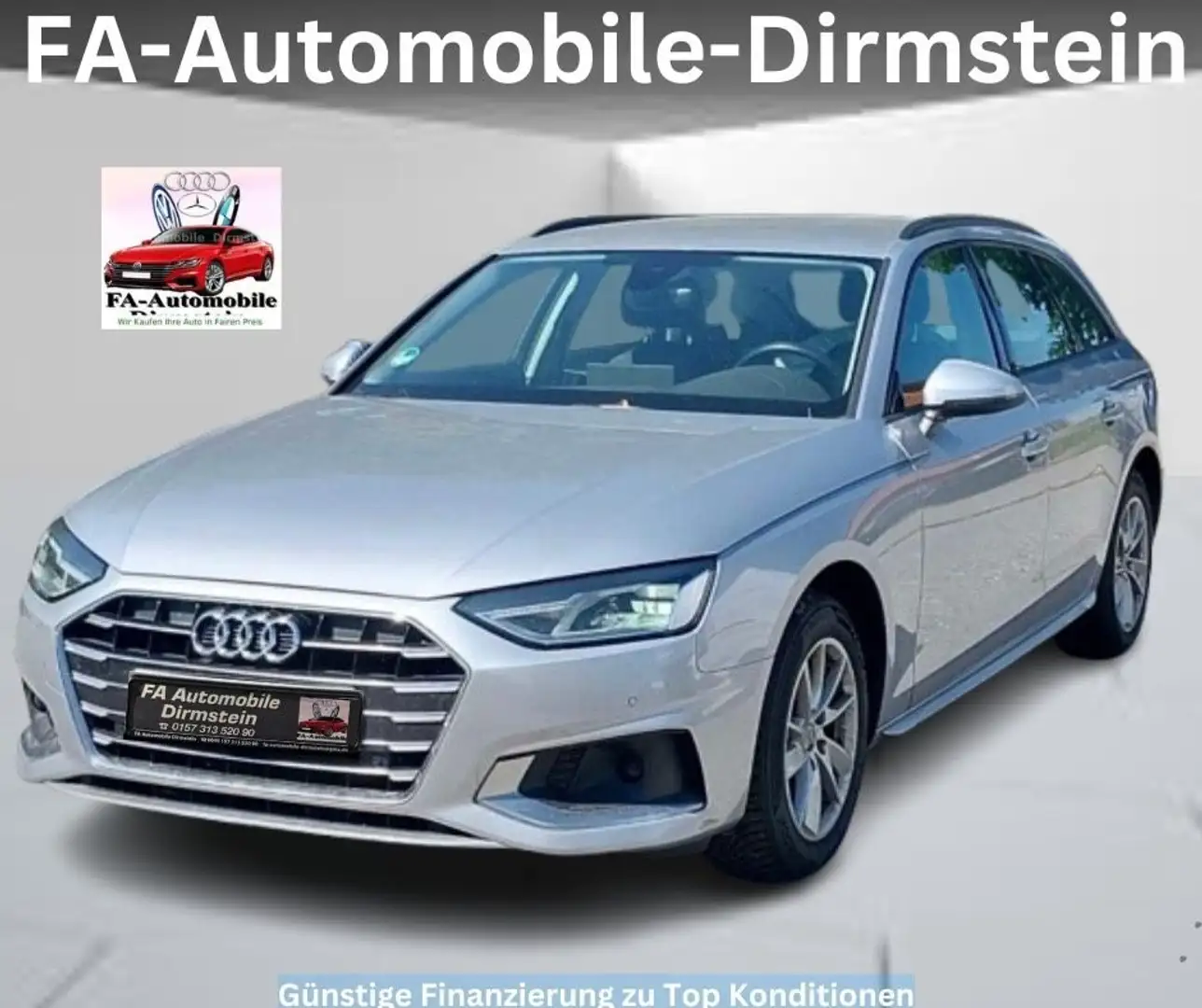 Audi A4 Avant 35 TDI*LED*NAVI*EHKL*LANE.A*ACC*MASSAGE Silber - 2