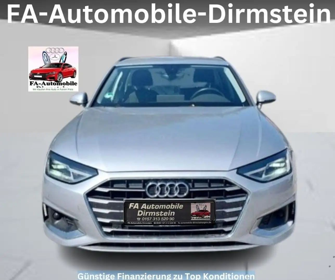 Audi A4 Avant 35 TDI*LED*NAVI*EHKL*LANE.A*ACC*MASSAGE Silber - 1