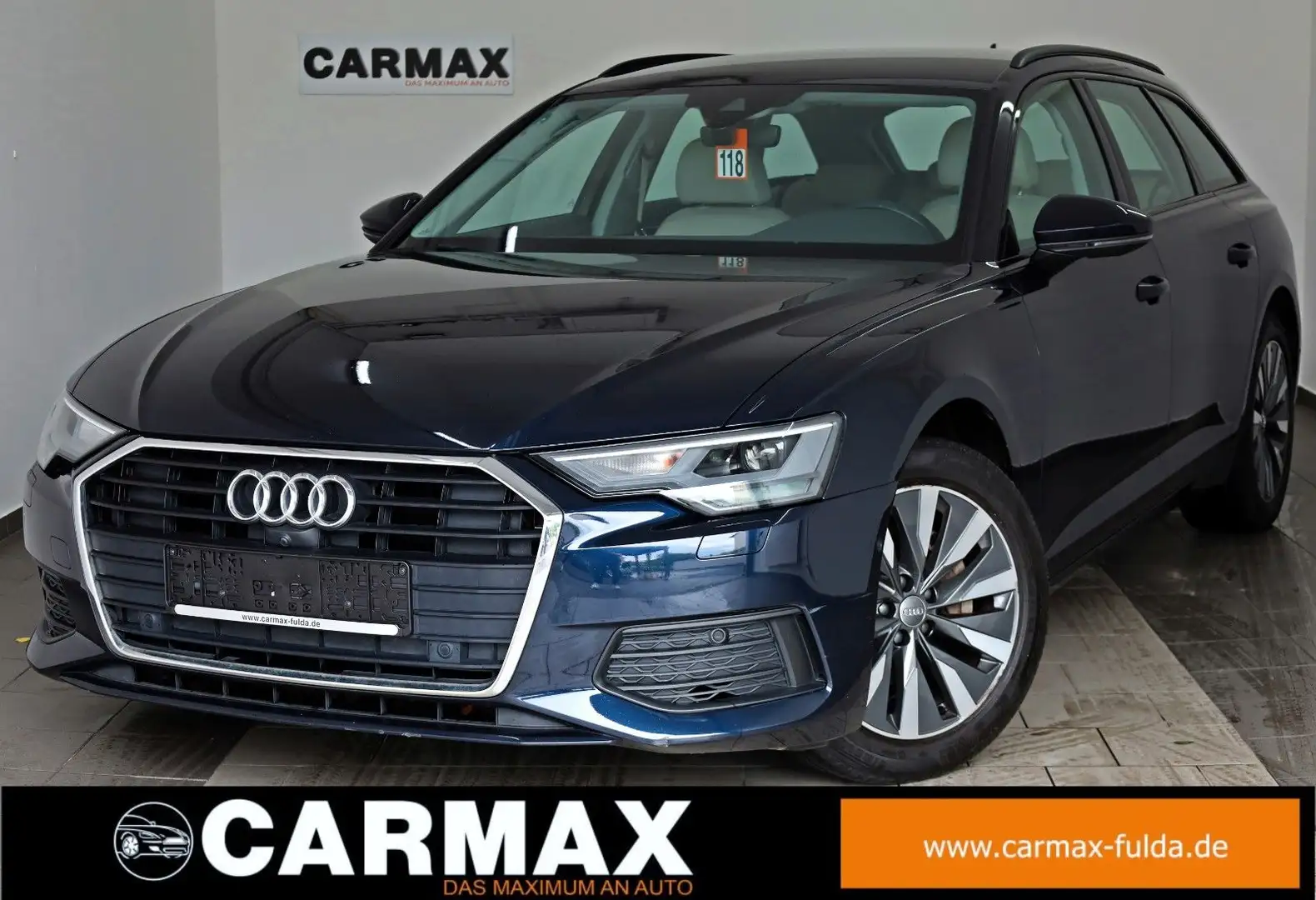 Audi A6 Avant 40 TDI Leder,Navi,LED,Memory,360°Kamera Blauw - 1