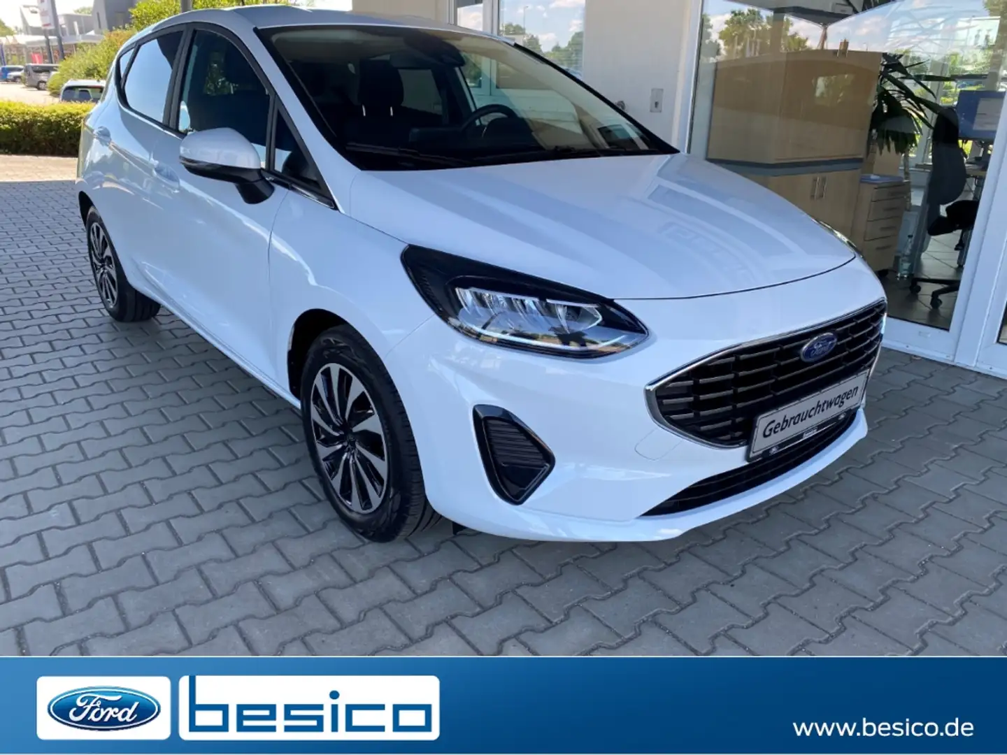 Ford Fiesta Titanium+LED+PDC+DAB+Winter Pak.+Tempomat Weiß - 1