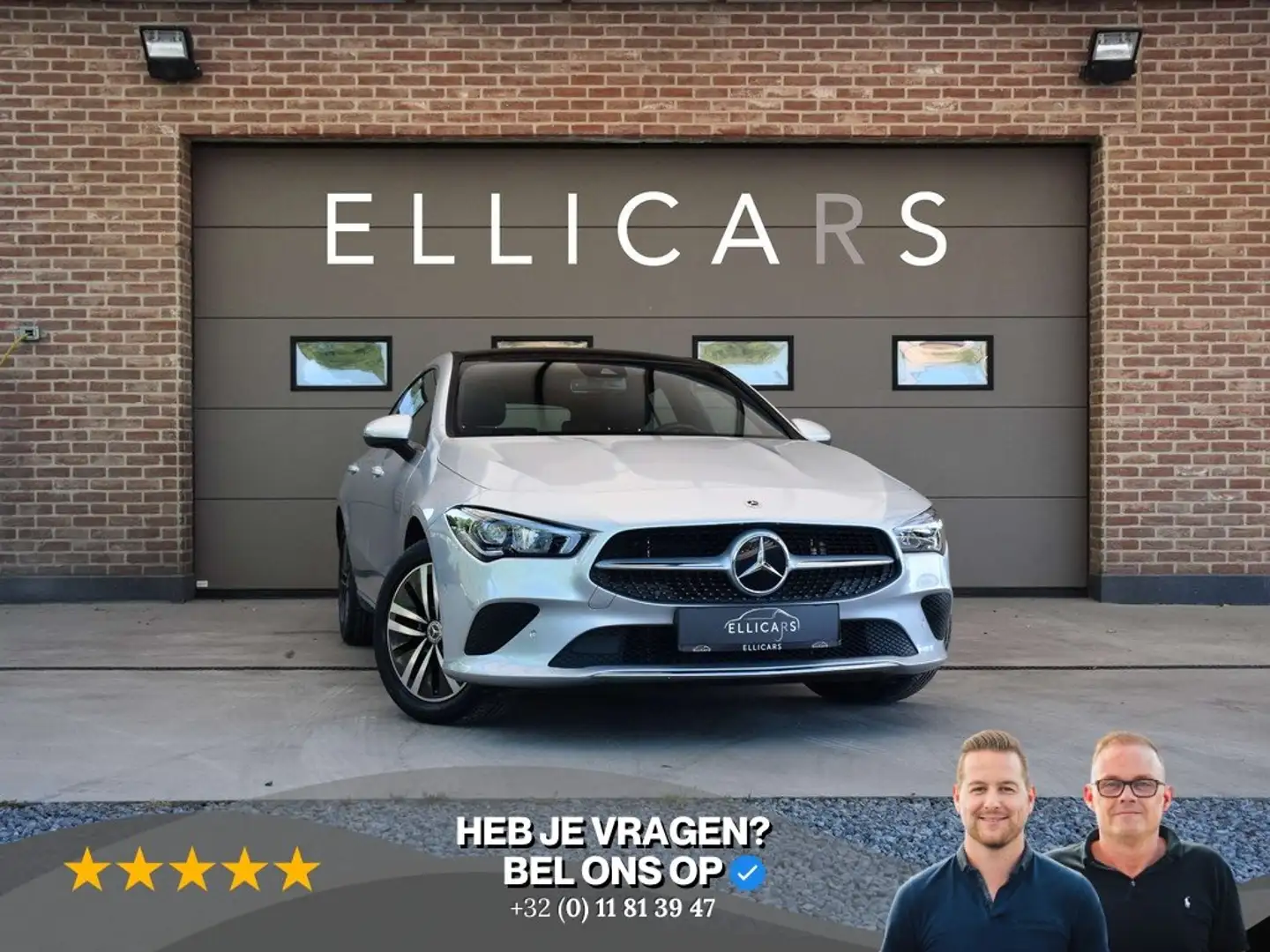 Mercedes-Benz CLA 250 e PHEV SB / SCHUIFDAK / GPS / CAM / DAB / VERW ZET Argent - 1