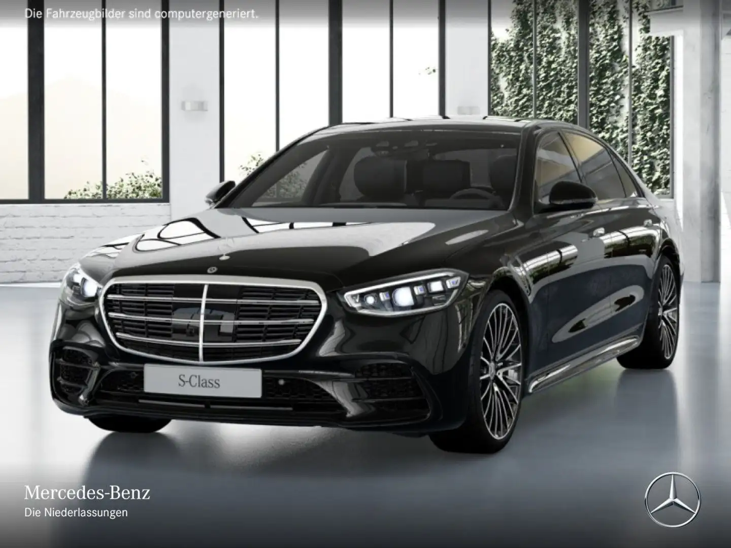 Mercedes-Benz S 350 d L 4M AMG+NIGHT+PANO+360+DIGITAL-L+STHZG Negru - 2