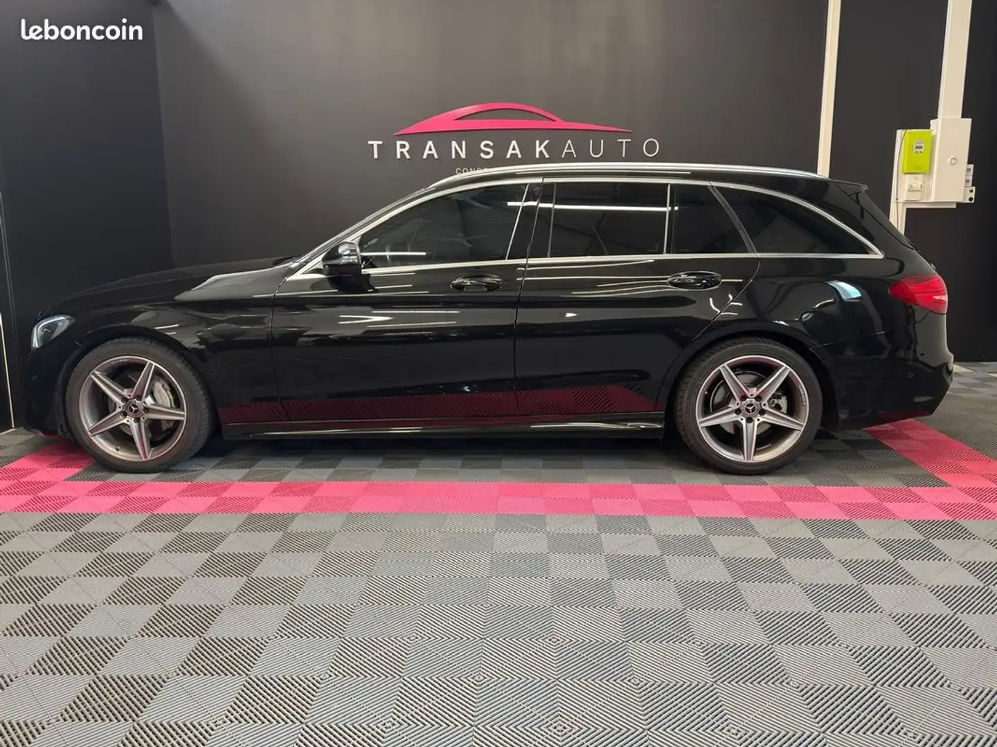 Mercedes-Benz C 220 MERCEDES BREAK 220d 9G-Tronic Sportline PACK AMG O Noir - 2
