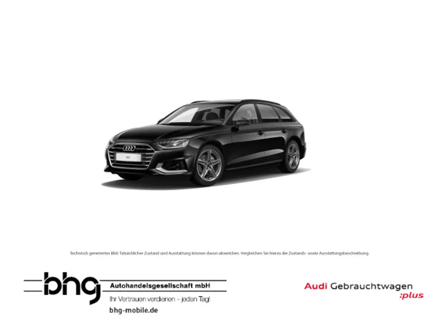 Audi A4 35 TDI S tronic advanced Noir - 1