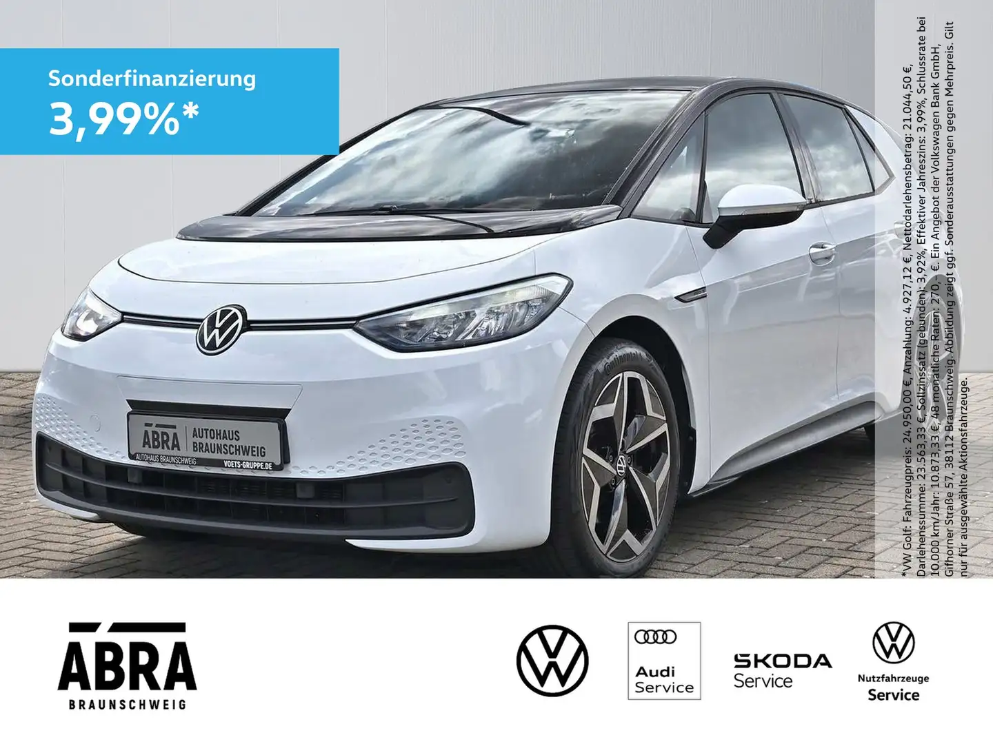 Volkswagen ID.3 Pro S 150 kW LED+NAV+PDC+PHONE White - 1
