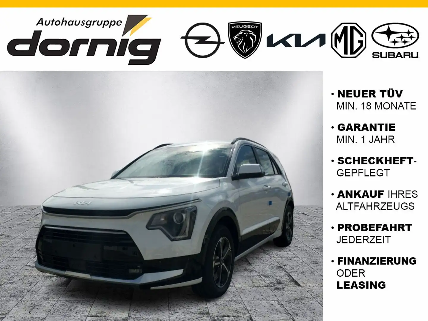 Kia Niro 1.6 HEV Vision DCT6 Белый - 1