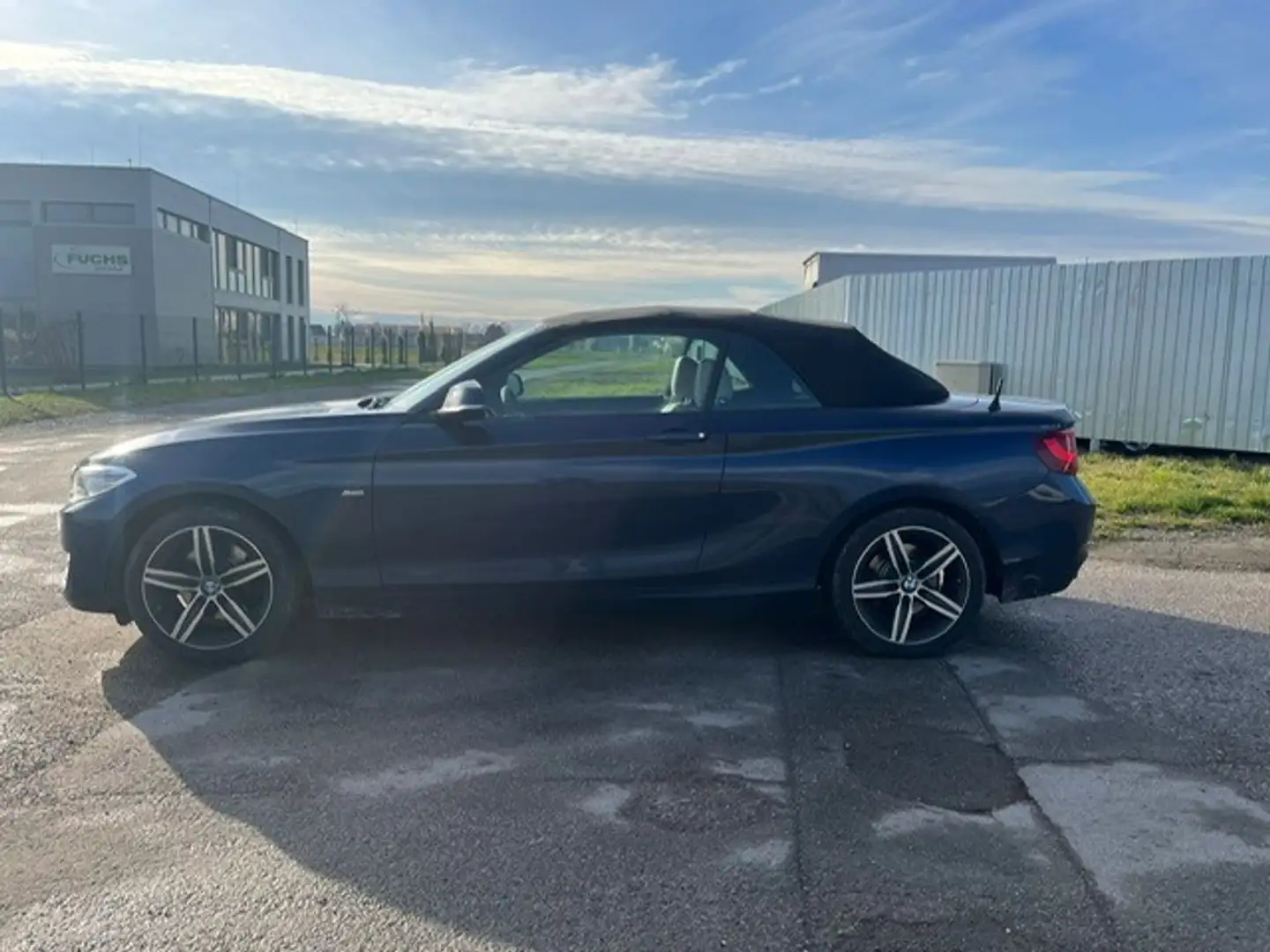 BMW 220 d Cabrio Automatik/Top Ausstattung Bleu - 2
