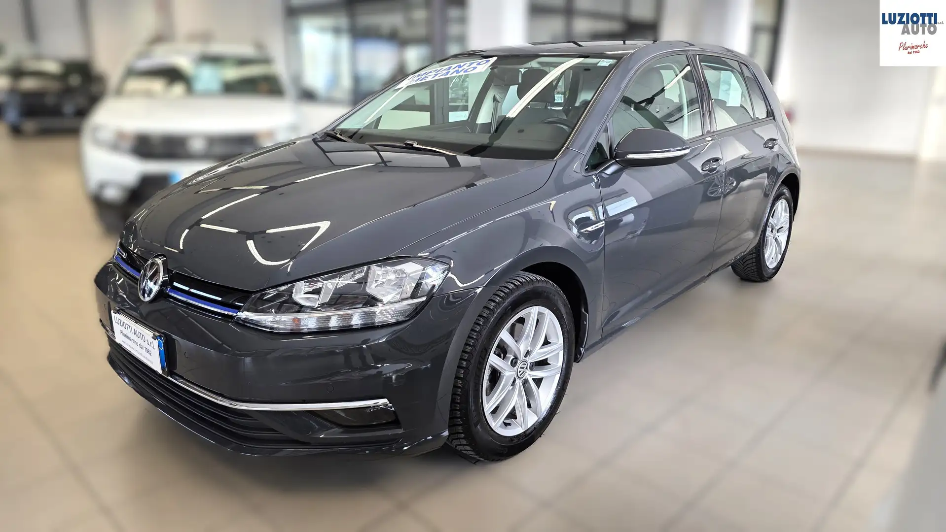Volkswagen Golf GOLF 7.5 TGI 110CV BUSINESS - UNICO PR. Grigio - 2