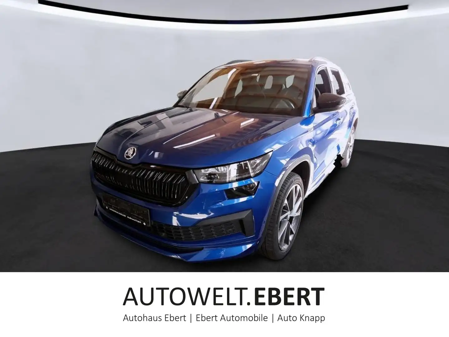 Skoda Kodiaq 2.0 TDI Sportline 4x4/AHK/PANO/360°K/ACC/ Bleu - 1