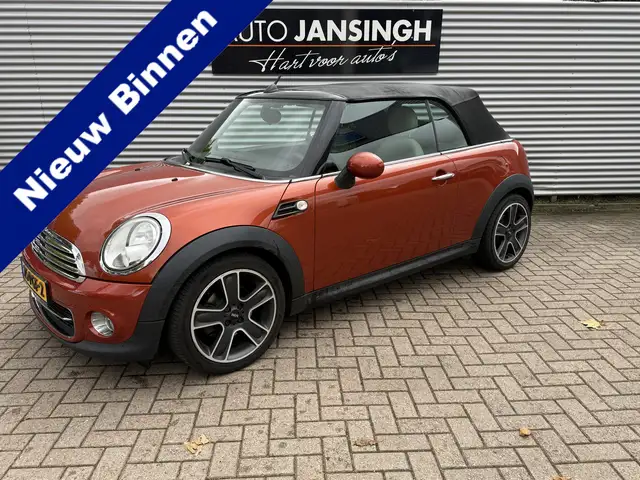 MINI Cooper Cabrio Mini 1.6 Chili Automaat!! | Stoelverwarming | Leer