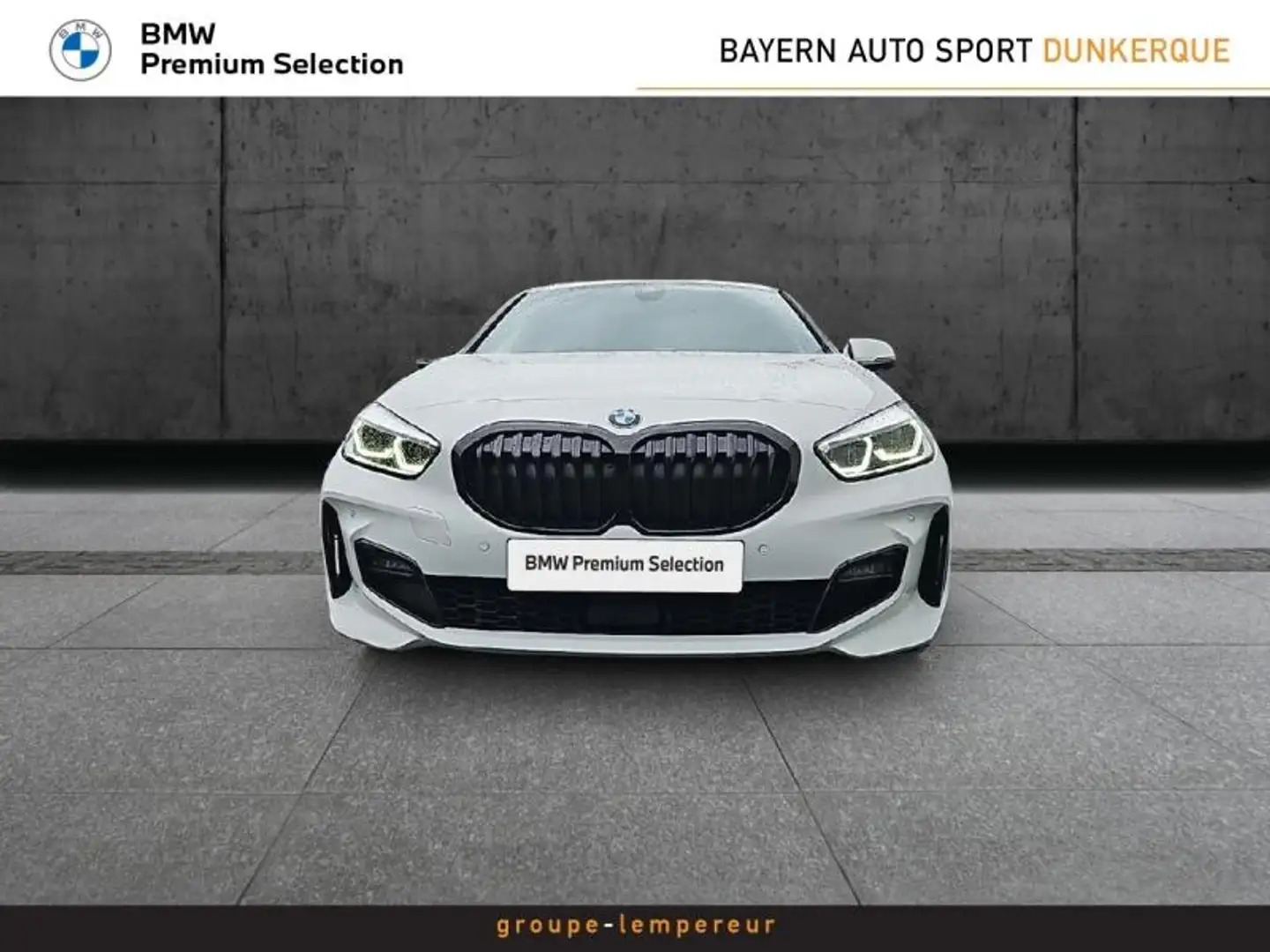 BMW 118 118dA 150ch M Sport Blanc - 2