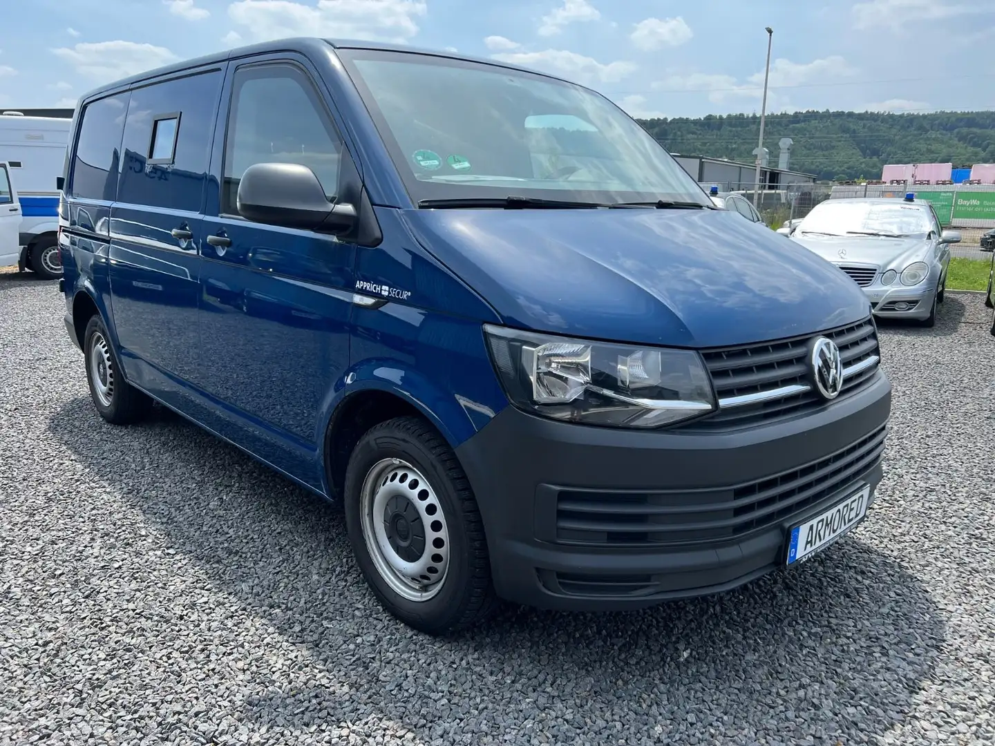 Volkswagen T6 Lang*140PS*ARMORED*CASH-IN-TRANSIT*EURO5*GWT* Blau - 2