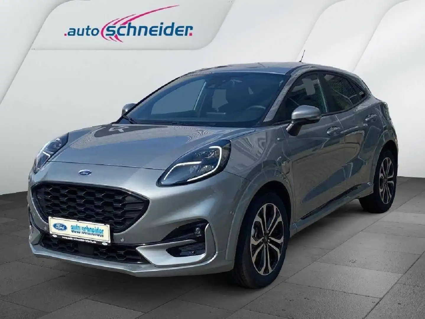 Ford Puma 1,0 EcoBoost Mild Hybrid ST-Line Silber - 1