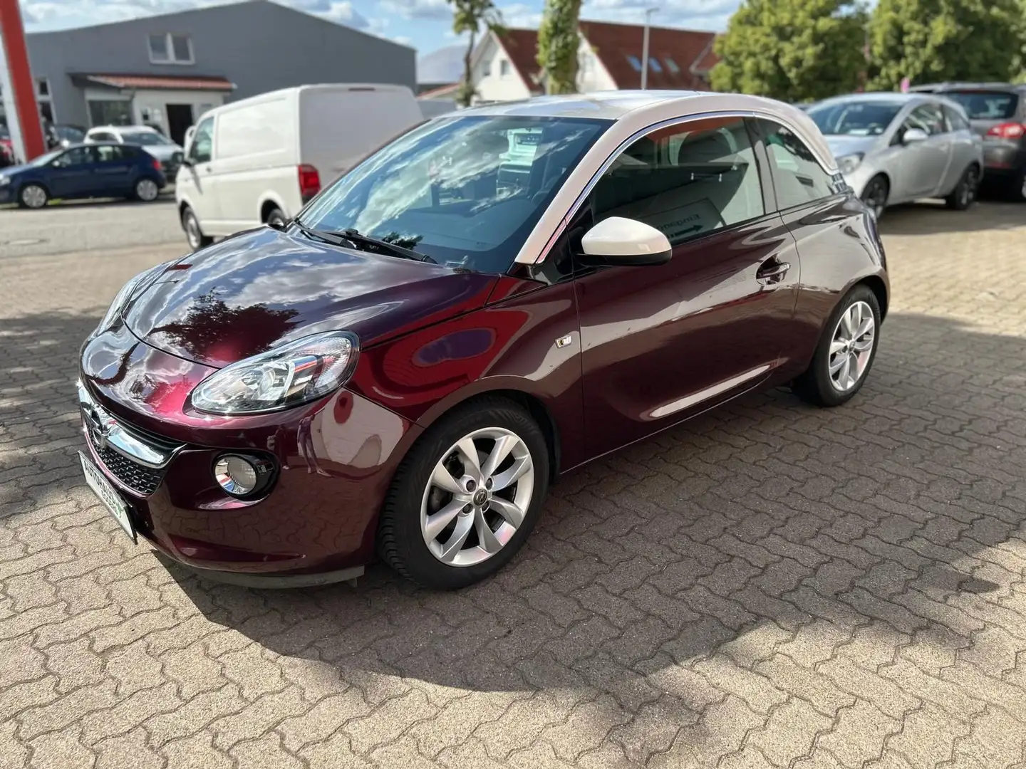 Opel Adam Jam/AUT/SHZ/LRHZ/TEMP/GJR/PDC/TEILLEDER Rouge - 2